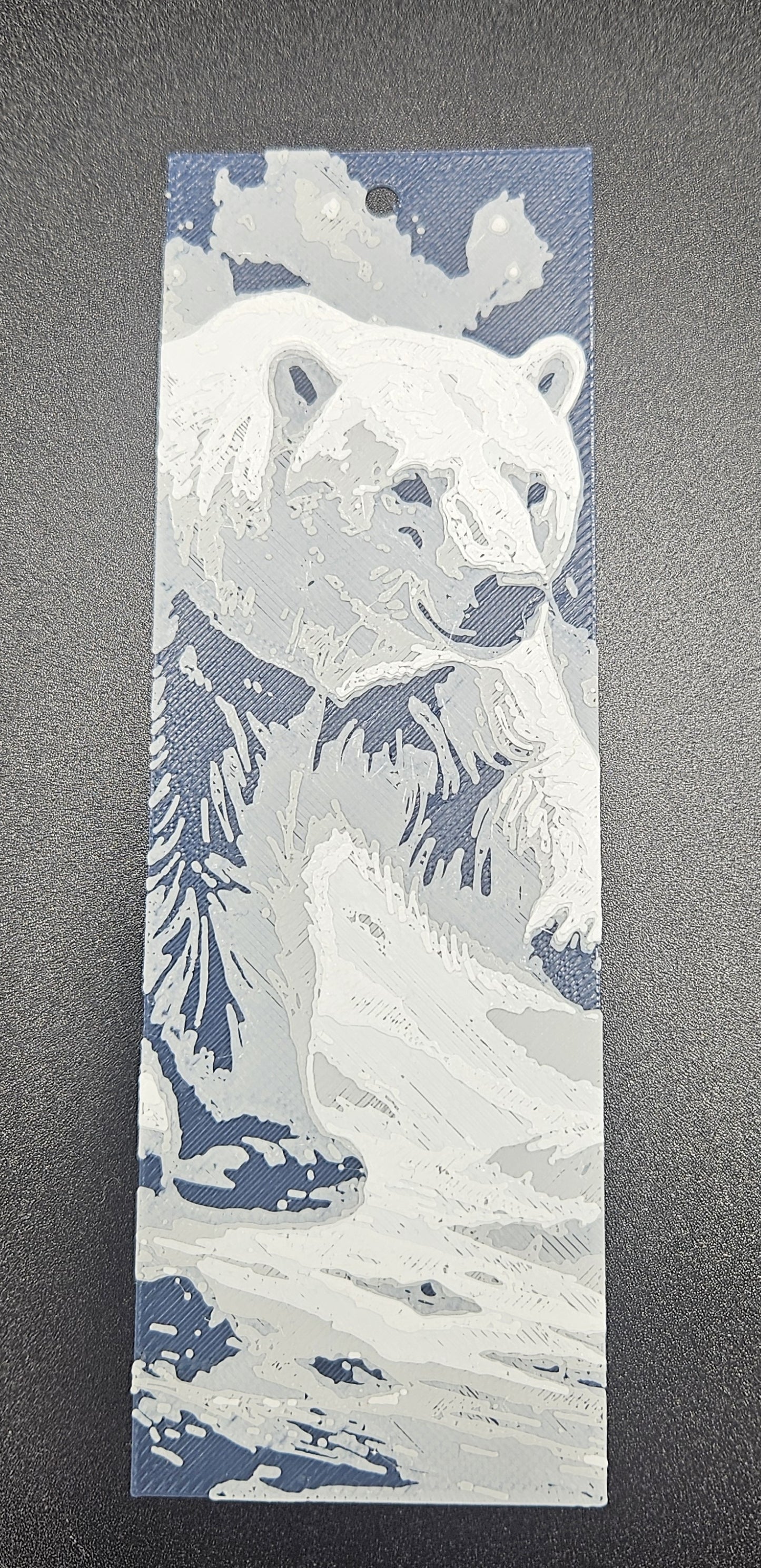 Bookmark blue/white Nanoq