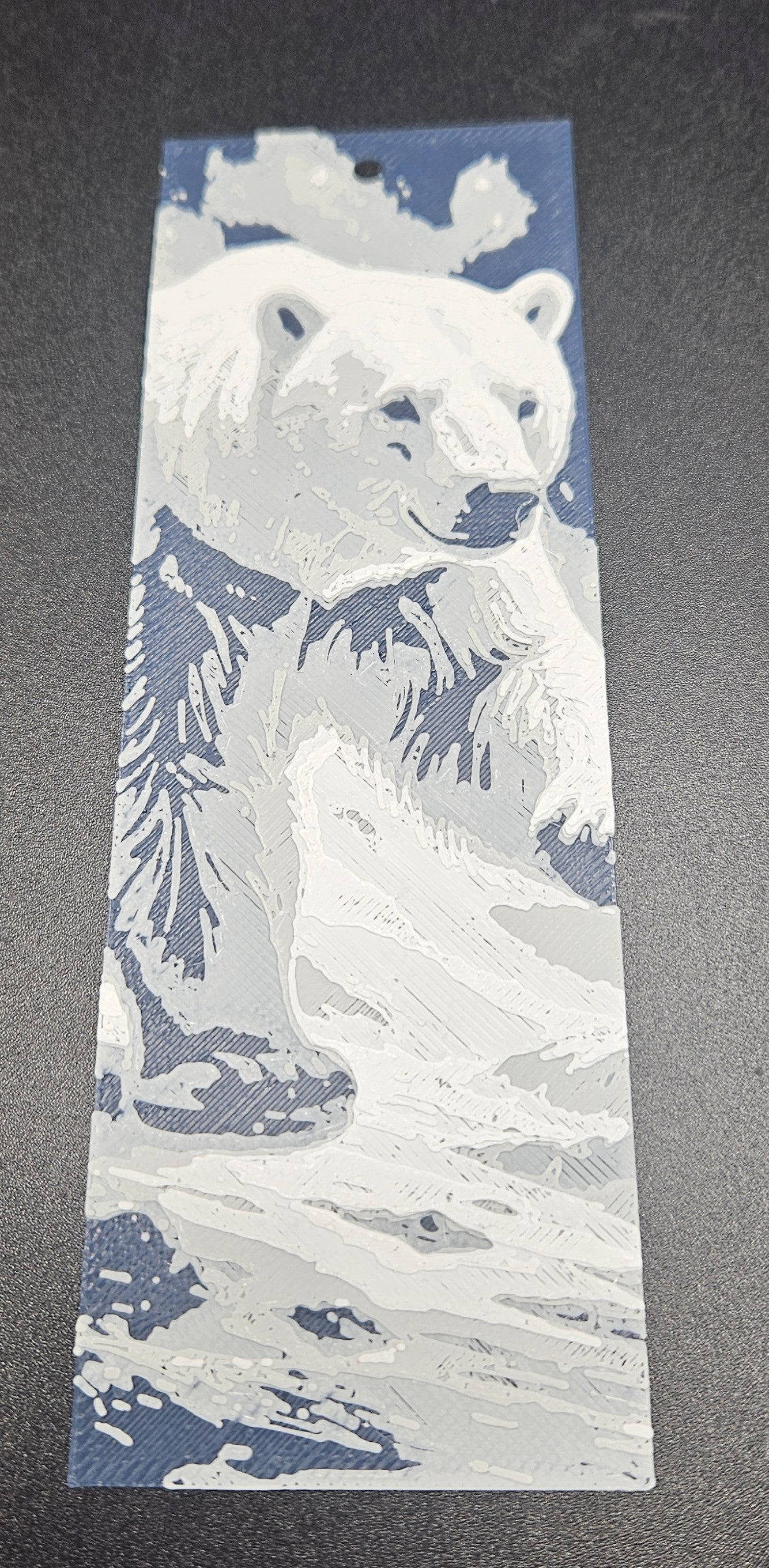 Bookmark blue/white Nanoq