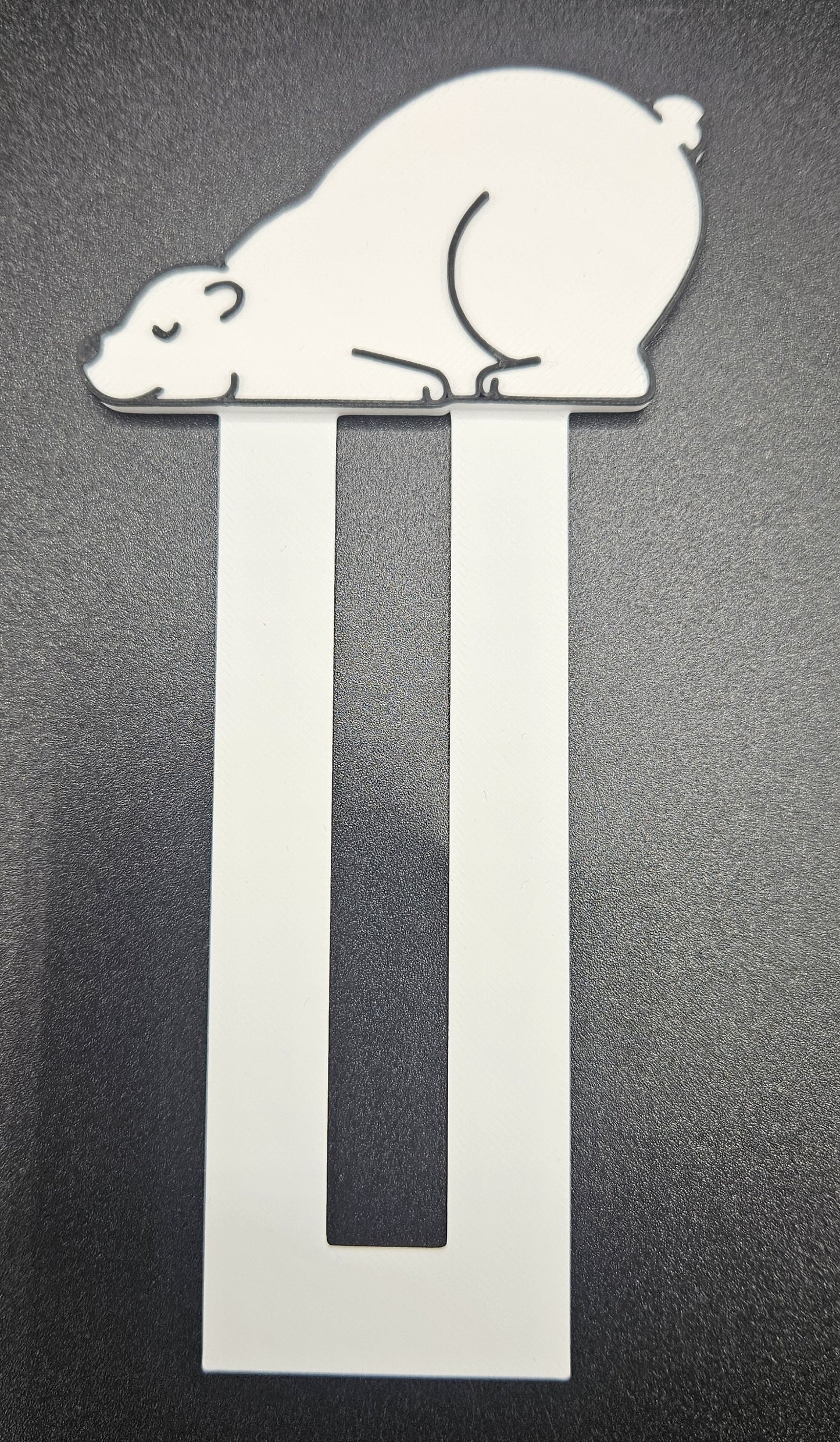 Bookmark sleeping Nanoq