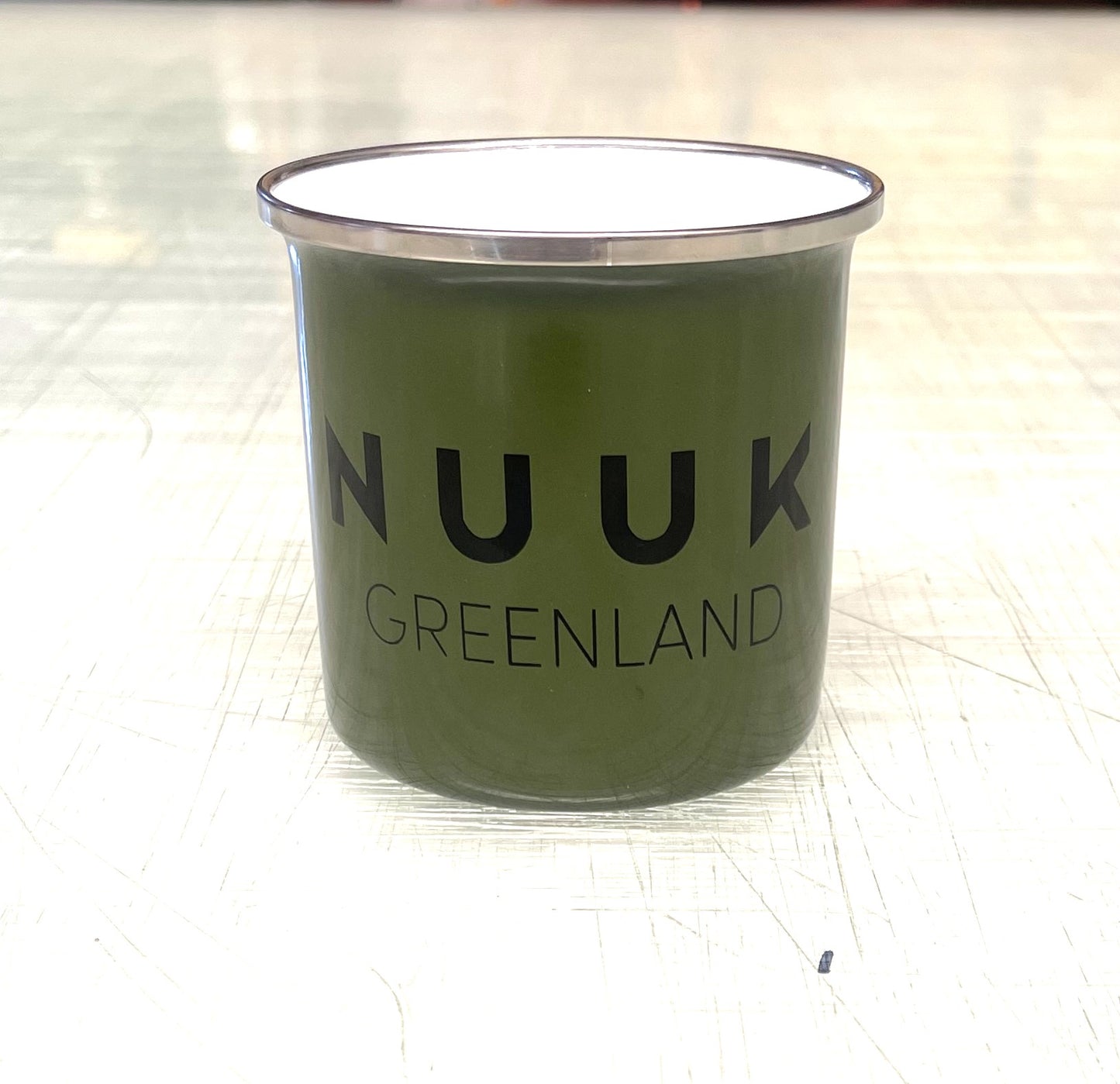 Cup, Steel army green