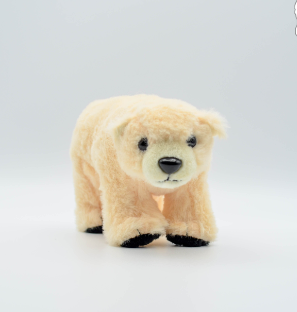 Softtoy Polar Bear standing small 14 cm