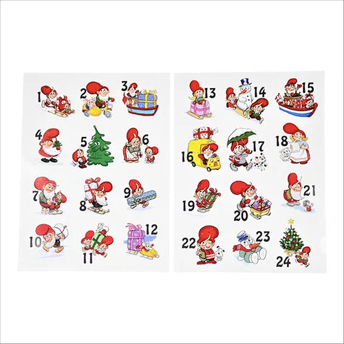 Christmas Calender Stickers