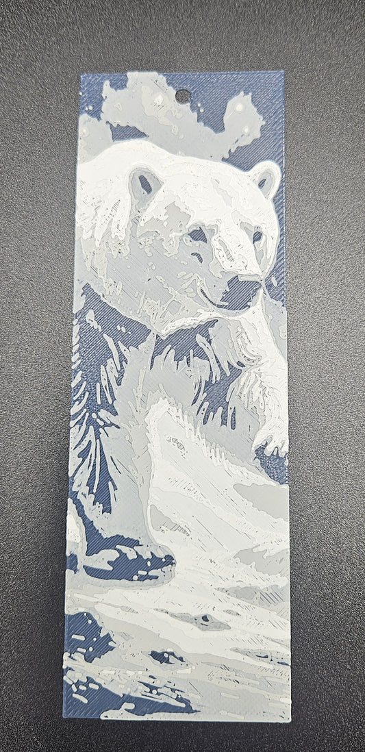 Bookmark blue/white Nanoq