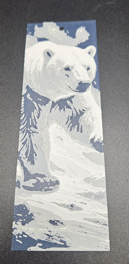Bookmark blue/white Nanoq