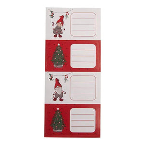 Christmas Sticker Tag, 12 in bag