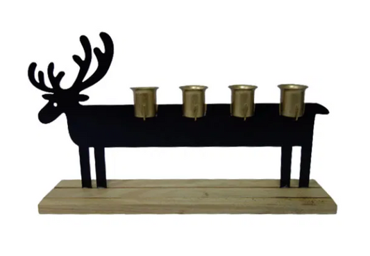 Advent Candleholder Reindeer