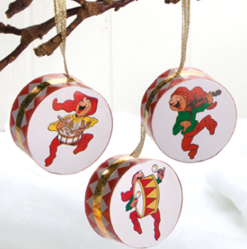 Drums for Christmas tree